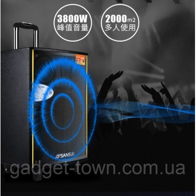 Аккумуляторная колонка с усилителем HI-END уровень Sansui SA1-12 Комбик