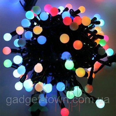 Гирлянда "LED-Шарики" 10 м, 80 диодов, цвет разноцветный