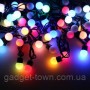 Гирлянда "LED-Шарики" 10 м, 80 диодов, цвет разноцветный