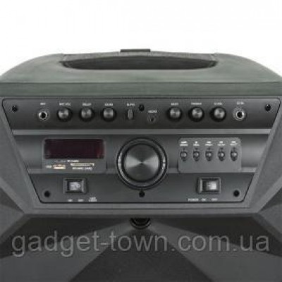 Колонка Meirende K5-15 с аккумулятором/180W/ микрофон/ пульт/ Bluetooth/ SD+USB+FM/ LED