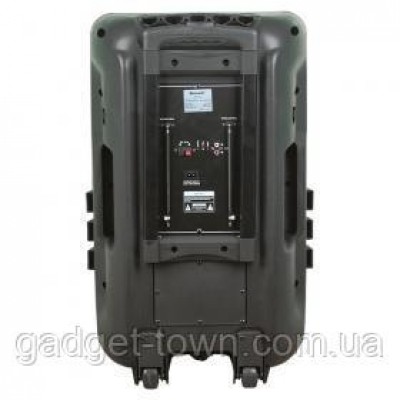 Колонка Meirende K5-15 с аккумулятором/180W/ микрофон/ пульт/ Bluetooth/ SD+USB+FM/ LED