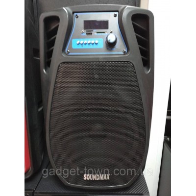 Колонка аккумуляторная с радиомикрофонами TMG ORIGINAL Soundmax SM-08 (Bluetooth/USB/SD)