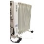 Масляный радиатор Crownberg, масляный обогреватель на 11 секций 2500Вт с терморегулятором