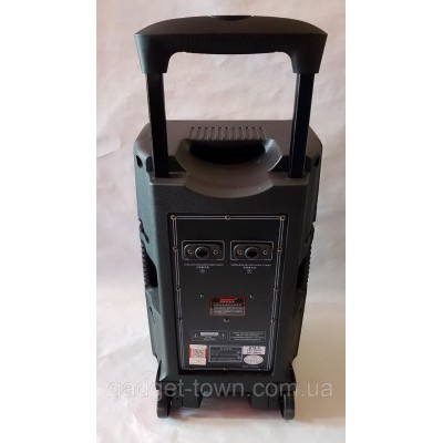 Акустика портативная A12-8 с радиомикрофонами 200W (FM/USB/Bluetooth)