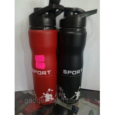 Бутылка спортивная с трубочкой, 750 мл