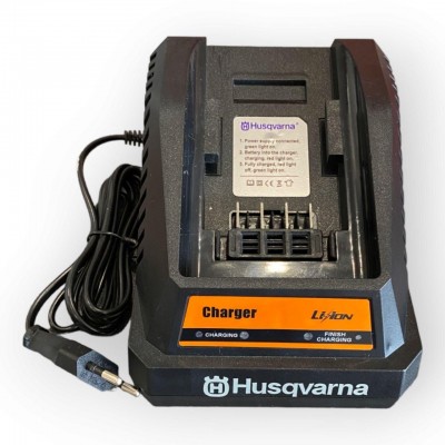 Аккумуляторная цепная пила Husqvarna 340I c АКБ и зарядным устройством (40v Li-Ion 5.0 Ah)