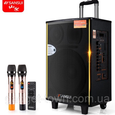 Аккумуляторная колонка с усилителем HI-END уровень Sansui SA1-15 Комбик