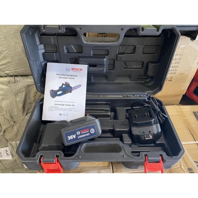 Аккумуляторная цепная пила Bosch UniversalChain 2 АКБ (36v 6.0 Ah) в кейсе