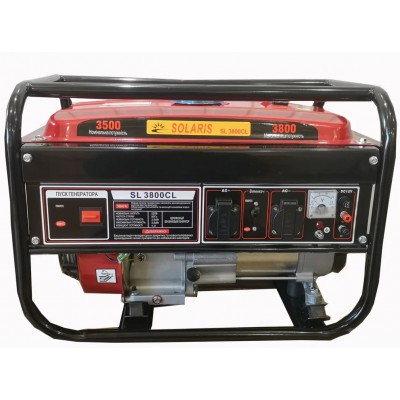 Генератор бензиновий с медной обмоткой Solaris SL 3.0 кВт 7.0л.с.
