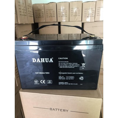 Аккумулятор AGM глубокого разряда DAHUA, 100 Ah, 12v, для ИБП и инверторов