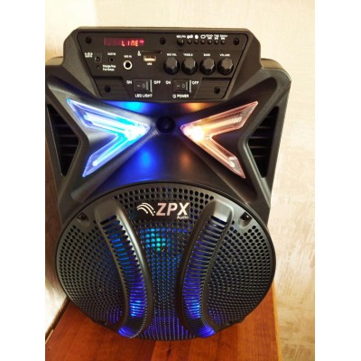 Колонка аккумуляторная 15 дюймов с микрофоном ZPX-7783/150W (USB/FM/Bluetooth/TWS)