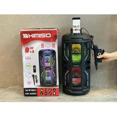 Колонка аккумуляторная KIMISO QS-А283 c микрофоном (100W/USB/BT/FM/TWS)