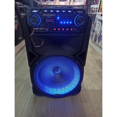 Колонка аккумуляторная с радиомикрофонами TMG ORIGINAL Soundmax SM-012 (Bluetooth/USB/SD)