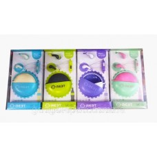 Наушники вакуумные Macarons ,макаруны,  c микрофоном + чехол MC-82