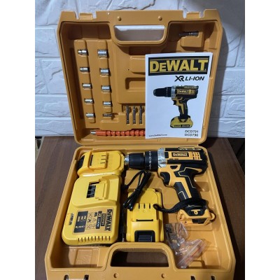 Аккумуляторный Шуруповерт DeWALT DCD796 ударный (24V 5A/h Li-Ion) с железным патроном в кейсе