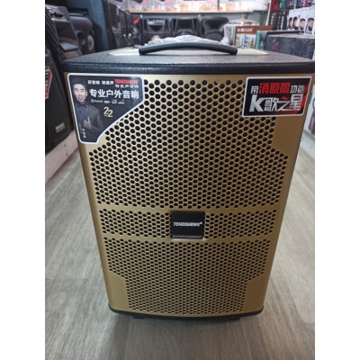 Портативная колонка с микрофонами Temeisheng QX-1020 300W (USB/Bluetooth/Пульт ДУ)