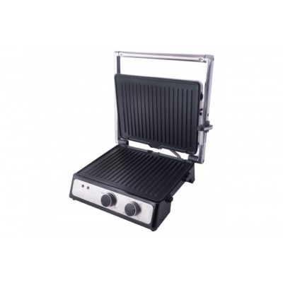 Электрический гриль Crownberg CB-1044 с таймером и съемными пластинами