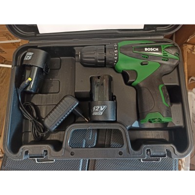 Аккумуляторный шуруповерт-дрель BOSCH в кейсе 2 АКБ
