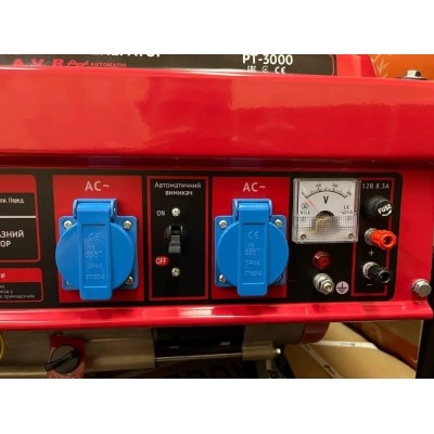 Генератор бензиновий с медной обмоткой Edon ED-PT3000 3.0кВт 7.0л.с.