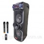 Колонка с аккумулятором Rainberg RB-1010C/ 2x10"/ 2x100W/ 2 радиомикрофона/ TMG ORIGINAL