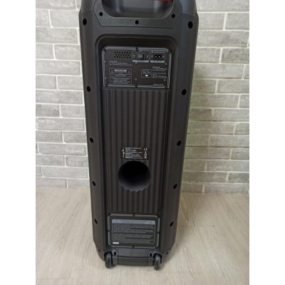 Колонка аккумуляторная Partybox c радиомикрофоном и подсведкой JBL LED Style (250W/USB/BT/FM/TWS)