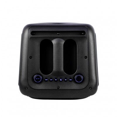 Портативна колонка Temeisheng 6828 сабвуфер c радиомикрофонами 50W+LED подсветка