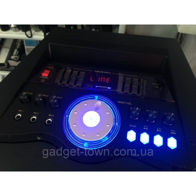 Мощные активные колонки RB-886 Пара, 400W, Bass 15", Bluetooth, FM, эквалайзер
