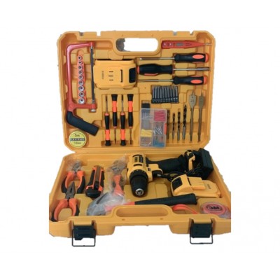 Аккумуляторный Шуруповерт DeWALT DCD791 (24V 5A/h Li-Ion) ударный с большим набором инструментов в кейсе