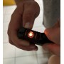 Солнечная зарядка с повербанком 20000 mAh в бронекорпусе c LED фонарем и зажигалкой