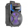 Акустическая аккумуляторная колонка 12 дюймов (USB/FM/BT/LED) KOLAV-120E