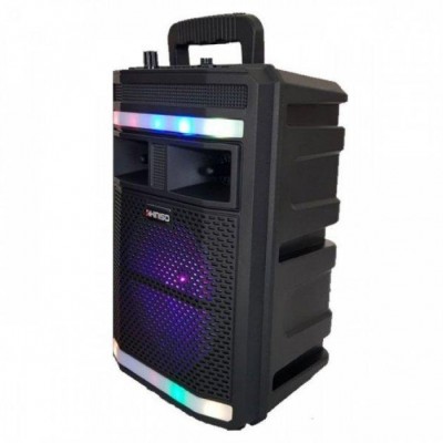 Колонка портативная KIMISO QS-629 с пультом и LED подсветкой