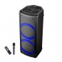 Колонка акумуляторна ProAudio SG-X3 з радіомікрофоном (120W/USB/BT/FM/TWS)