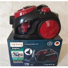 Пылесос Rainberg RB-653 TB колбовый 3.5L 4200W циклонного типа без мешка для сбора пыли турбощетка