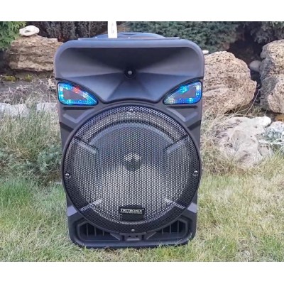 Колонка аккумуляторная с радиомикрофоном ZXX-8886 / 150W (USB/FM/Bluetooth)