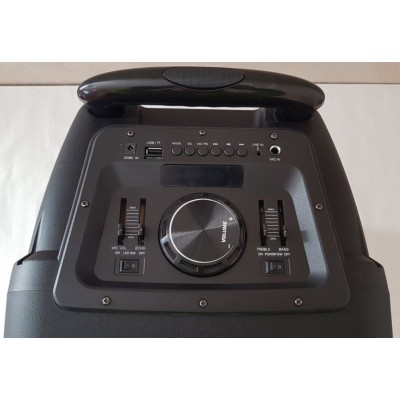 Колонка аккумуляторная с радиомикрофоном ZXX-8886 / 150W (USB/FM/Bluetooth)