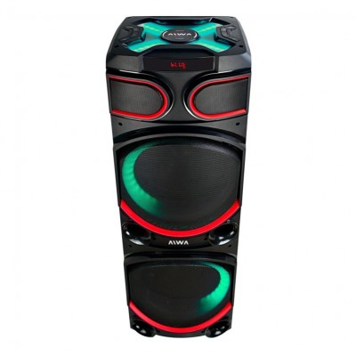 Колонка с аккумулятором Aiwa T2010 / 2x10"/ 2x110W/ пульт/ микрофон/ BT/ SD+USB+FM/ LED