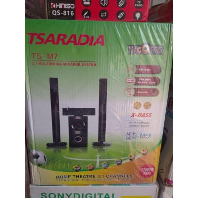 Домашний кинотеатр, акустическая система Tsaradia M7 с сабвуфером 120W (Музыкальный центр)