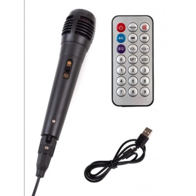 Колонка аккумуляторная ZQS-8128 partybox c микрофоном (30W/USB/BT/FM/TWS)