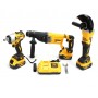 Набор 3в1 АКБ DeWalt 36V (Перфоратор DCH263 + Болгарка DCG413 + Гайковерт DCF922) Набор 3в1 Деволт