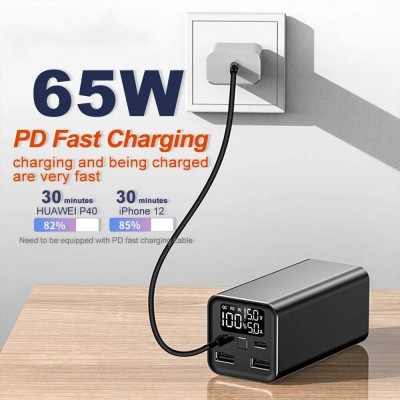 Портативная мобильная батарея для зарядки ноутбука 65W King Power PD65 20000 mAh