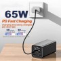 Портативная мобильная батарея для зарядки ноутбука 65W King Power PD65 20000 mAh