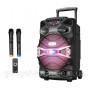 Колонка аккумуляторная Ailiang U1318SK c радиомикрофонами (200W/USB/BT/FM)