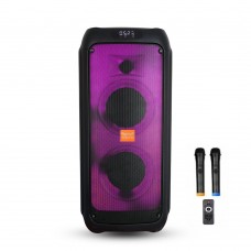 Колонка аккумуляторная Partybox Rave 65 c радиомикрофонами (150W/USB/BT/FM/TWS)