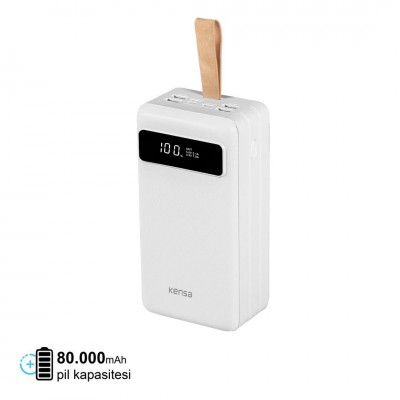 Портативная мобильная батарея повышенной емкости Kensa 80000 mAh оригинал