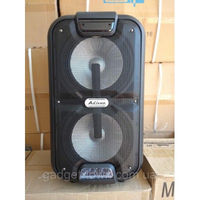 Колонка аккумуляторная Ailiang UF-2101 c радиомикрофонами (120W/USB/BT/FM)