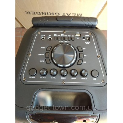 Колонка аккумуляторная Ailiang UF-2112 c радиомикрофонами (100W/USB/BT/FM)