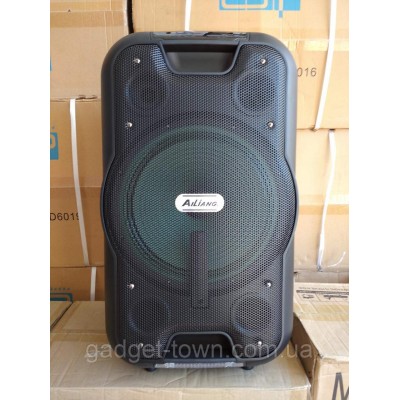 Колонка аккумуляторная Ailiang UF-2112 c радиомикрофонами (100W/USB/BT/FM)