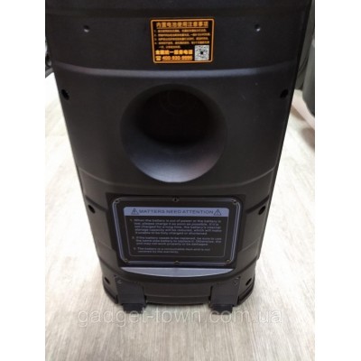 Портативная акустика TS210-05 /250W 2 микрофона LED подсветка (USB/FM/Bluetooth/Пульт ДУ)
