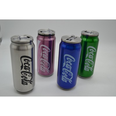 Термокружка непроливайка Coca Cola розовая