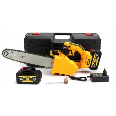 Аккумуляторная цепная пила deWalt DCM122N (36v 6.0 Ah) шина 30 см в кейсе